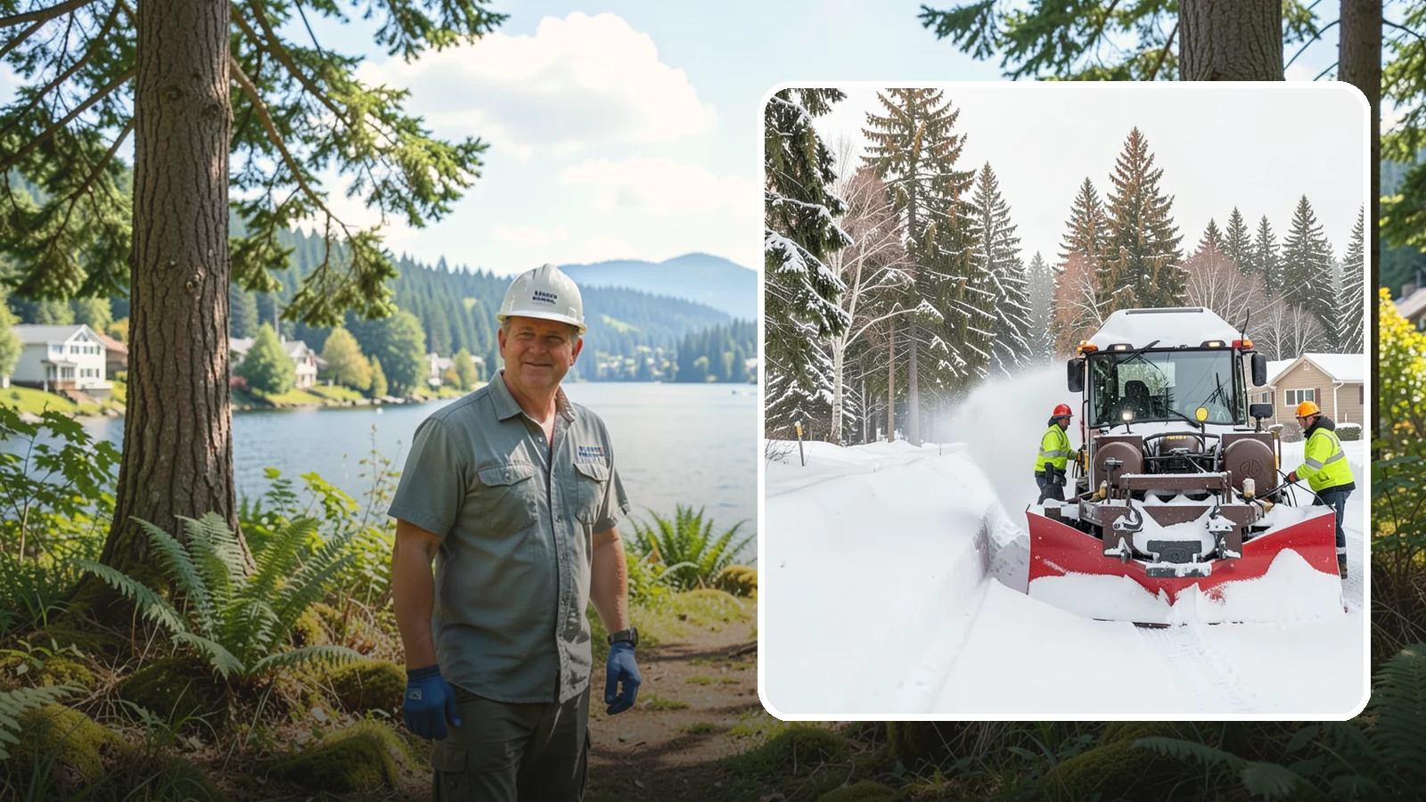 HOA Snow Plowing in Milton, King County, WA - We plow HOA roads, guest lots, and shared entrances under one seasonal contract so the whole community stays connected during a...