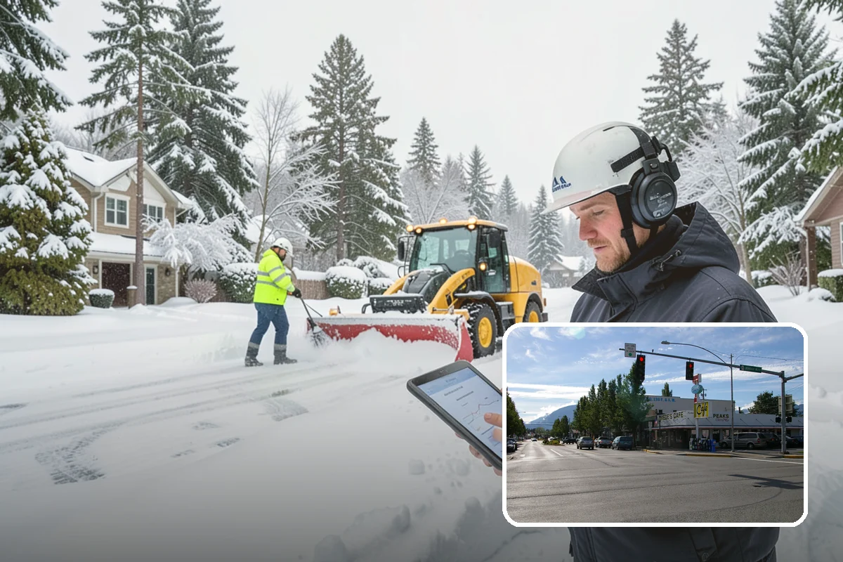 HOA Snow Plowing in North Bend, King County, WA - One seasonal contract covering all private roads and common areas