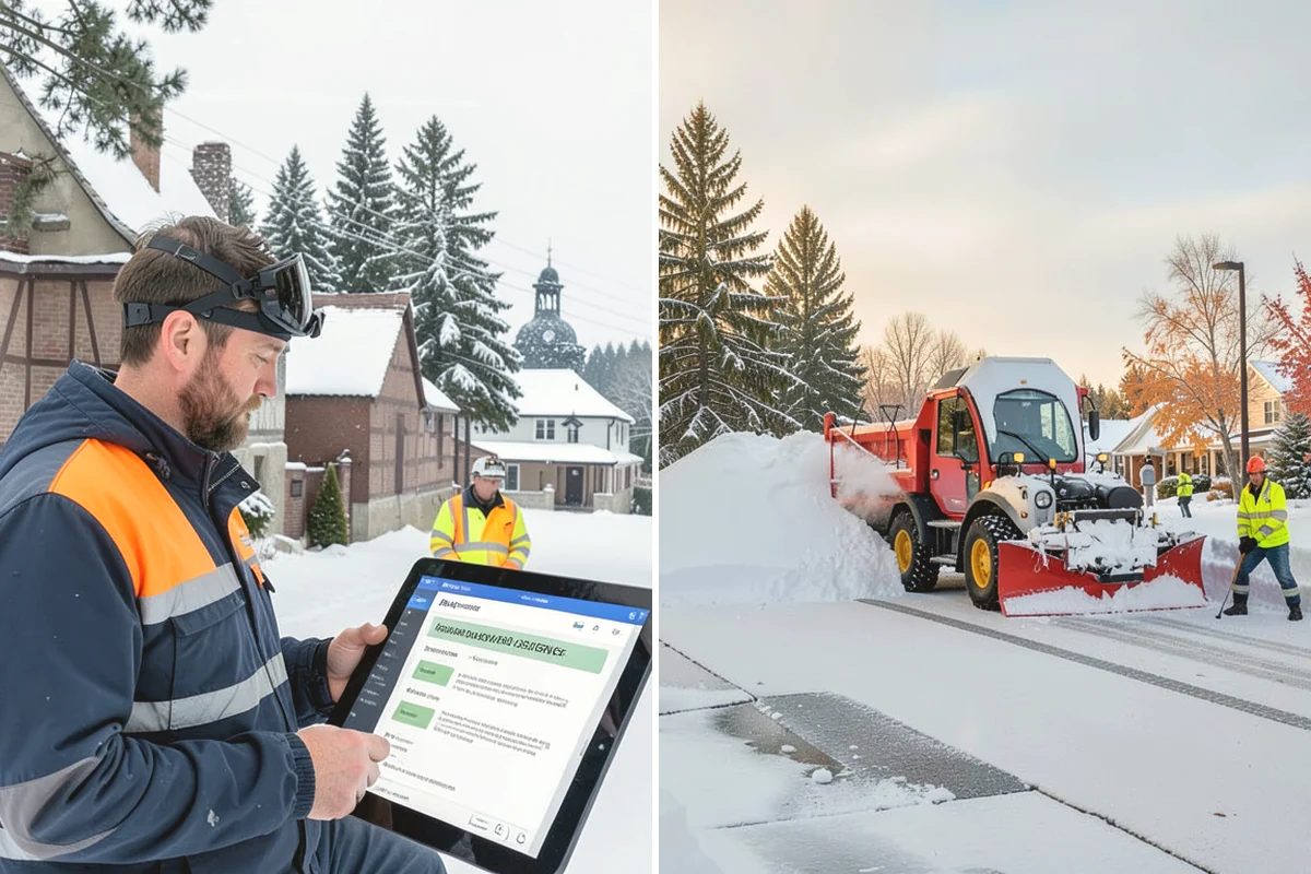 HOA Snow Plowing in Oak Harbor, Island County, WA - Meet with the board to map private roads, common lots, and priority intersections