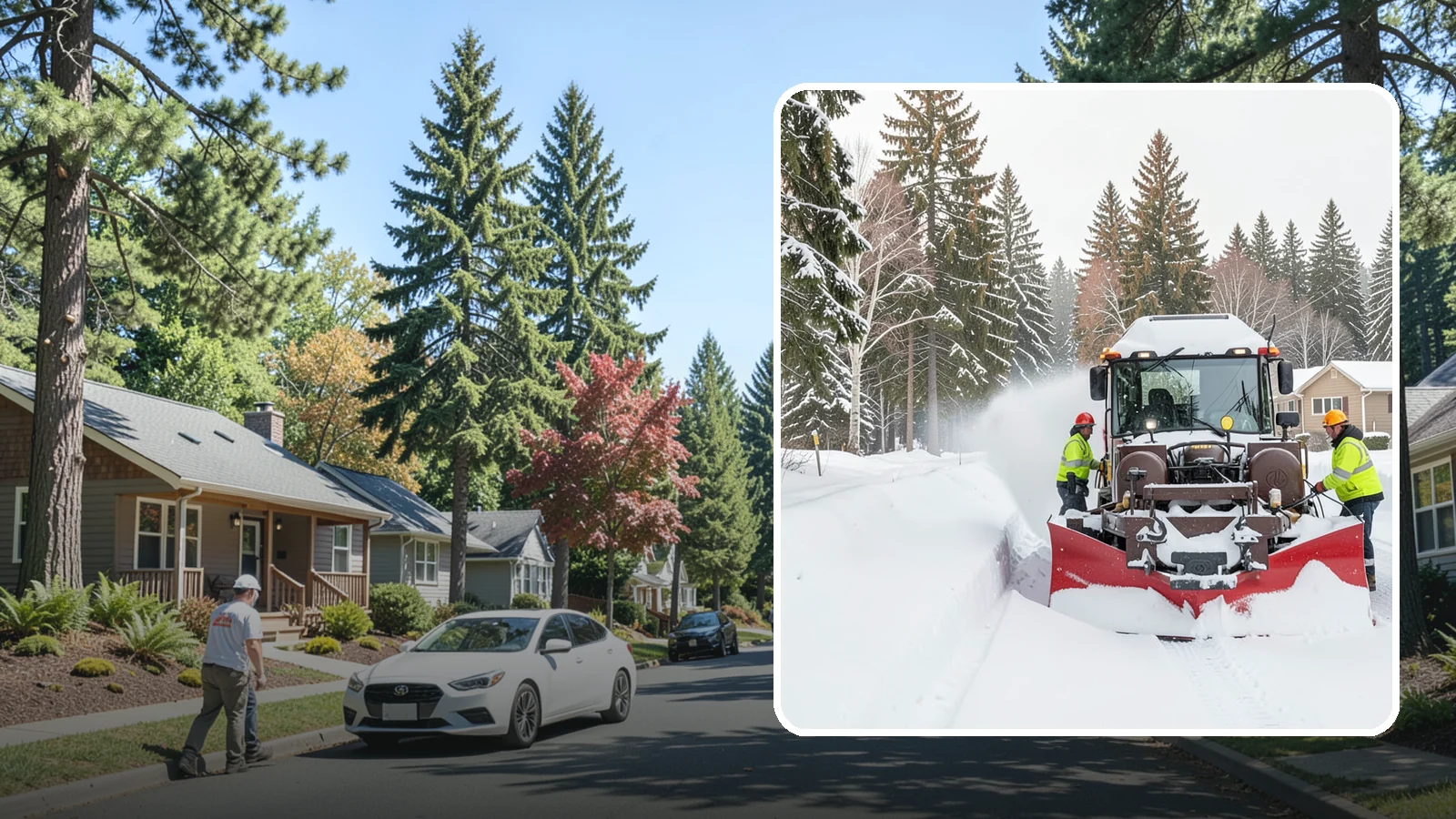 HOA Snow Plowing in Orting, Pierce County, WA - We plow HOA roads, guest lots, and shared entrances under one seasonal contract so the whole community stays connected during a...
