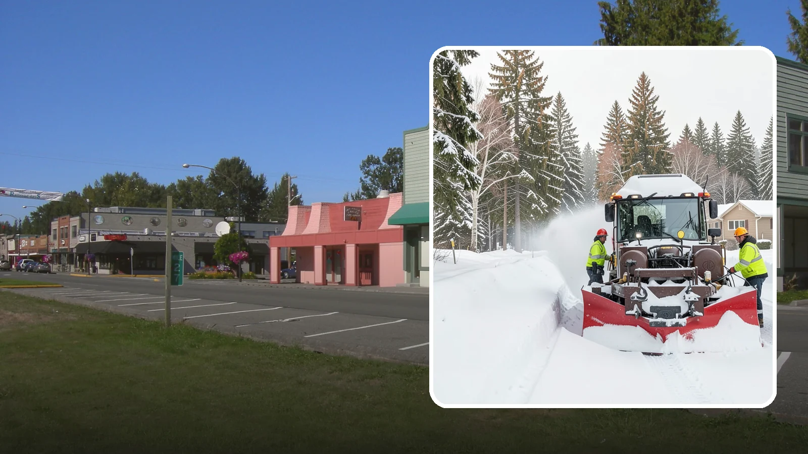 HOA Snow Plowing in Snoqualmie, King County, WA - We plow HOA roads, guest lots, and shared entrances under one seasonal contract so the whole community stays connected during a...