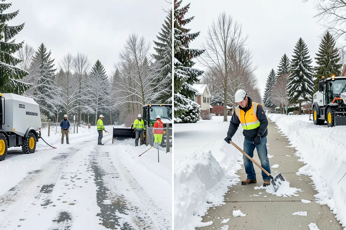 HOA Snow Plowing in Snoqualmie, King County, WA - Meet with the board to map private roads, common lots, and priority intersections