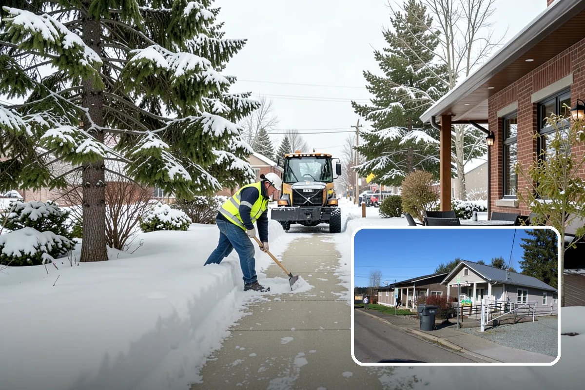 HOA Snow Plowing in South Prairie, Pierce County, WA - One seasonal contract covering all private roads and common areas