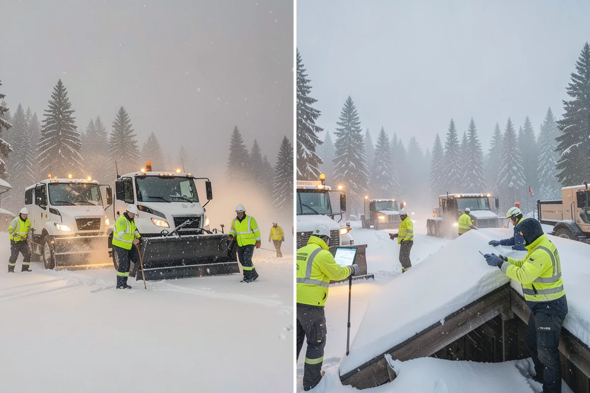 HOA Snow Plowing in South Prairie, Pierce County, WA - Meet with the board to map private roads, common lots, and priority intersections