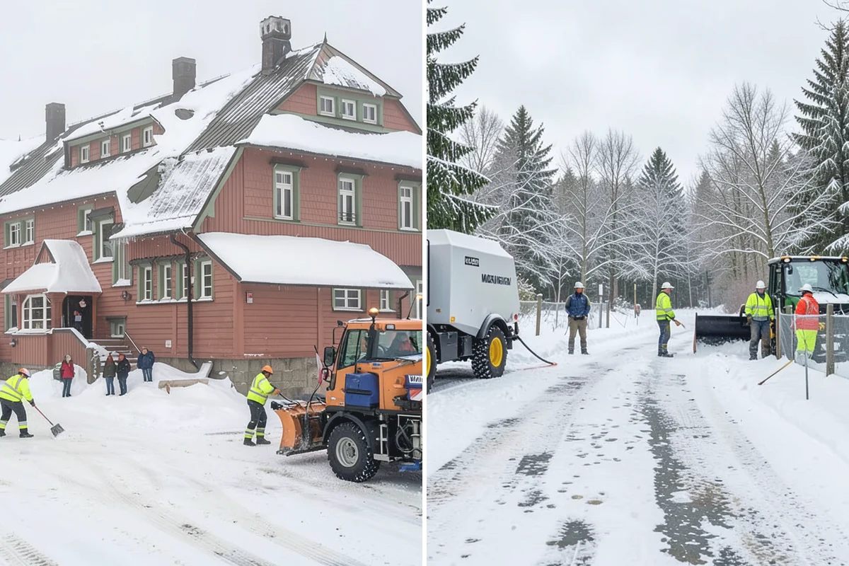 HOA Snow Plowing in Sumner, Pierce County, WA - Meet with the board to map private roads, common lots, and priority intersections