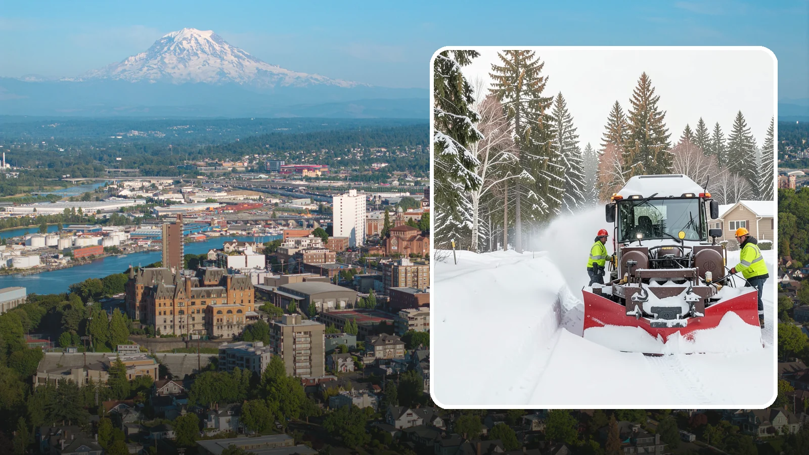 HOA Snow Plowing in Tacoma, Pierce County, WA - We plow HOA roads, guest lots, and shared entrances under one seasonal contract so the whole community stays connected during a...