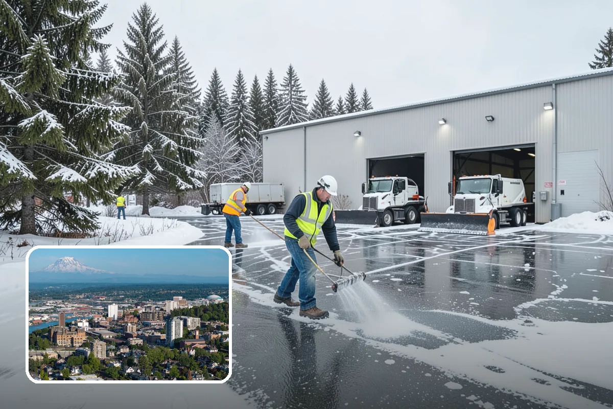 HOA Snow Plowing in Tacoma, Pierce County, WA - One seasonal contract covering all private roads and common areas