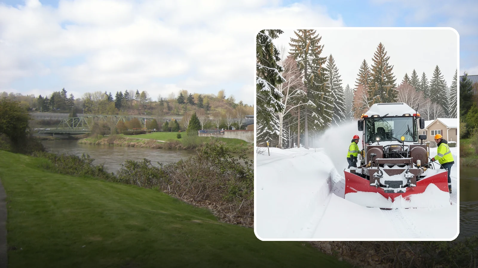 HOA Snow Plowing in Tukwila, King County, WA - We plow HOA roads, guest lots, and shared entrances under one seasonal contract so the whole community stays connected during a...
