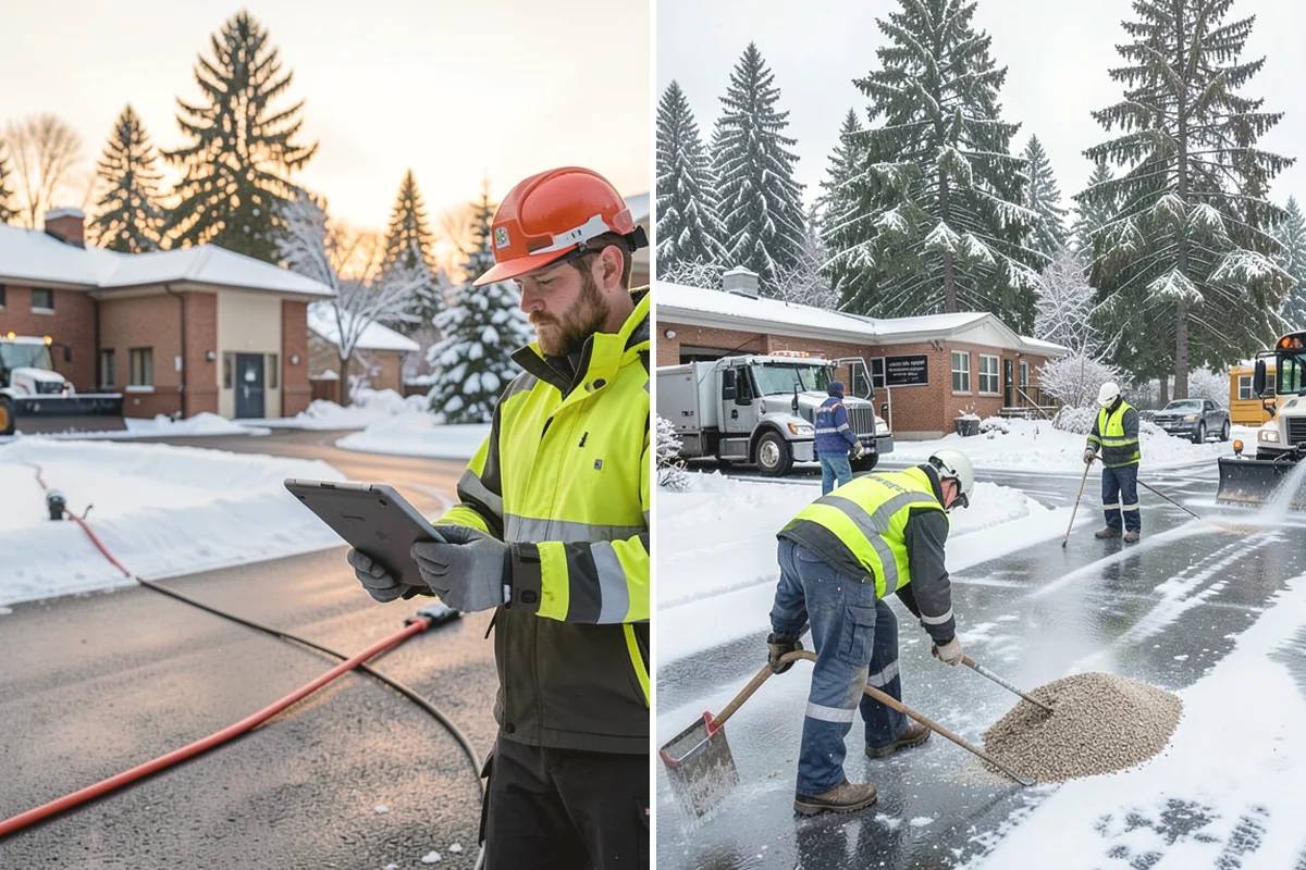 HOA Snow Plowing in Tukwila, King County, WA - Meet with the board to map private roads, common lots, and priority intersections