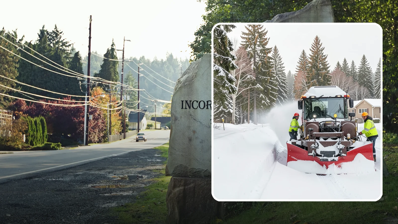 HOA Snow Plowing in Wilkeson, Pierce County, WA - We plow HOA roads, guest lots, and shared entrances under one seasonal contract so the whole community stays connected during a...