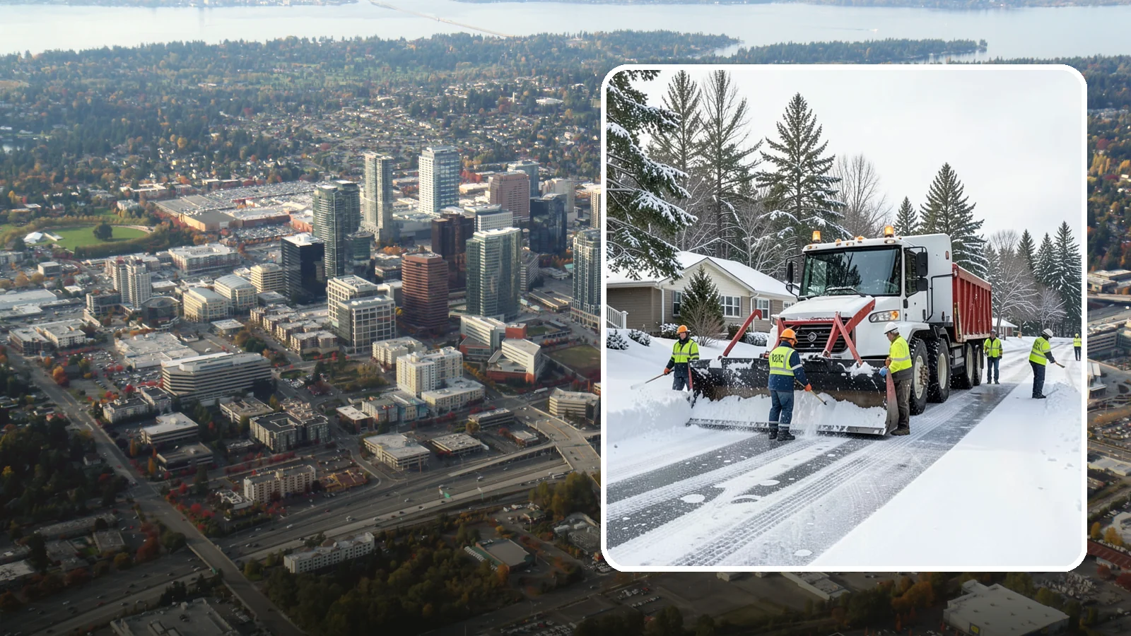 HOA Snow Removal in Bellevue, King County, WA - Deliver dependable, community-wide snow and ice service that keeps HOA roads and shared spaces safe and your board out of hot...