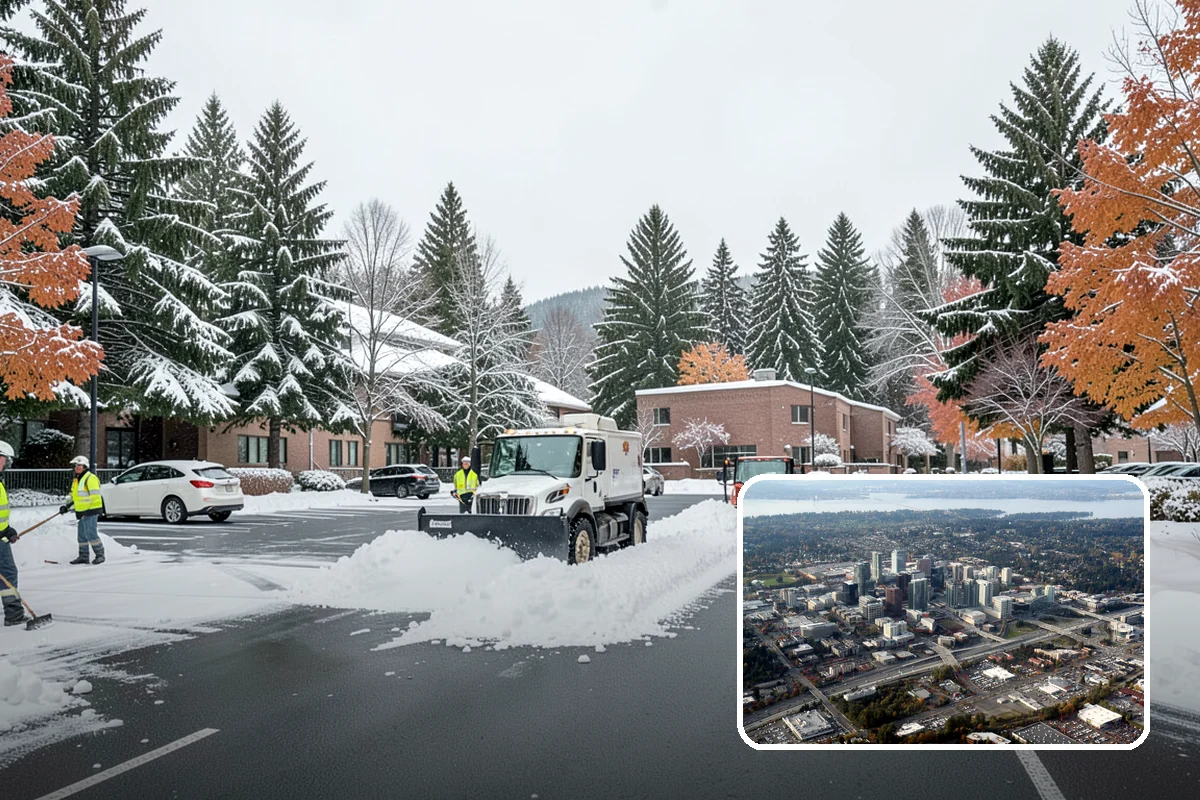 HOA Snow Removal in Bellevue, King County, WA - Community-wide coverage under one contract