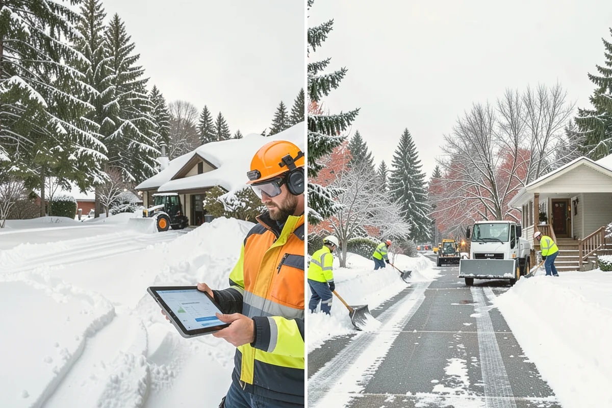 HOA Snow Removal in Bellevue, King County, WA - Meet with the board to prioritize streets and shared amenities