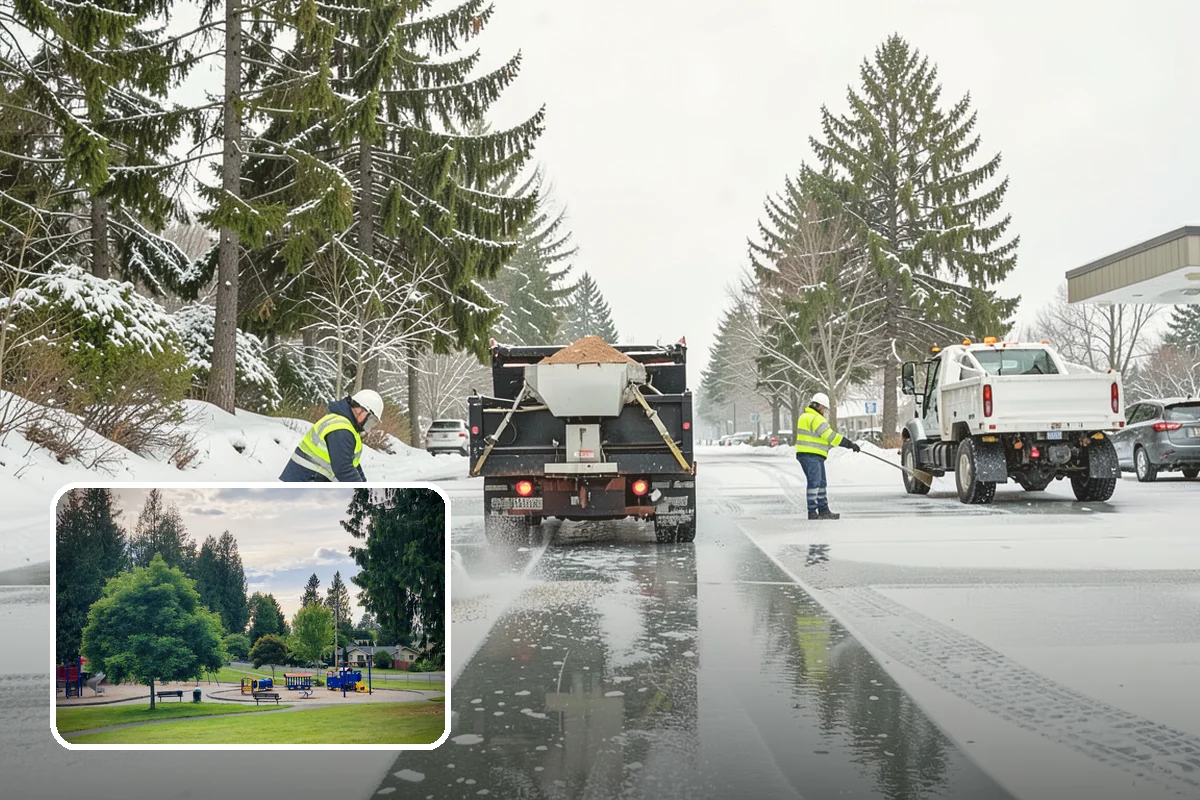 HOA Snow Removal in Bonney Lake, Pierce County, WA - Community-wide coverage under one contract
