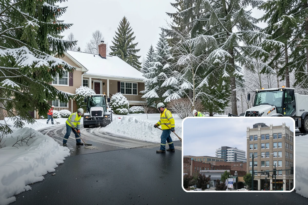 HOA Snow Removal in Everett, Snohomish County, WA - Community-wide coverage under one contract