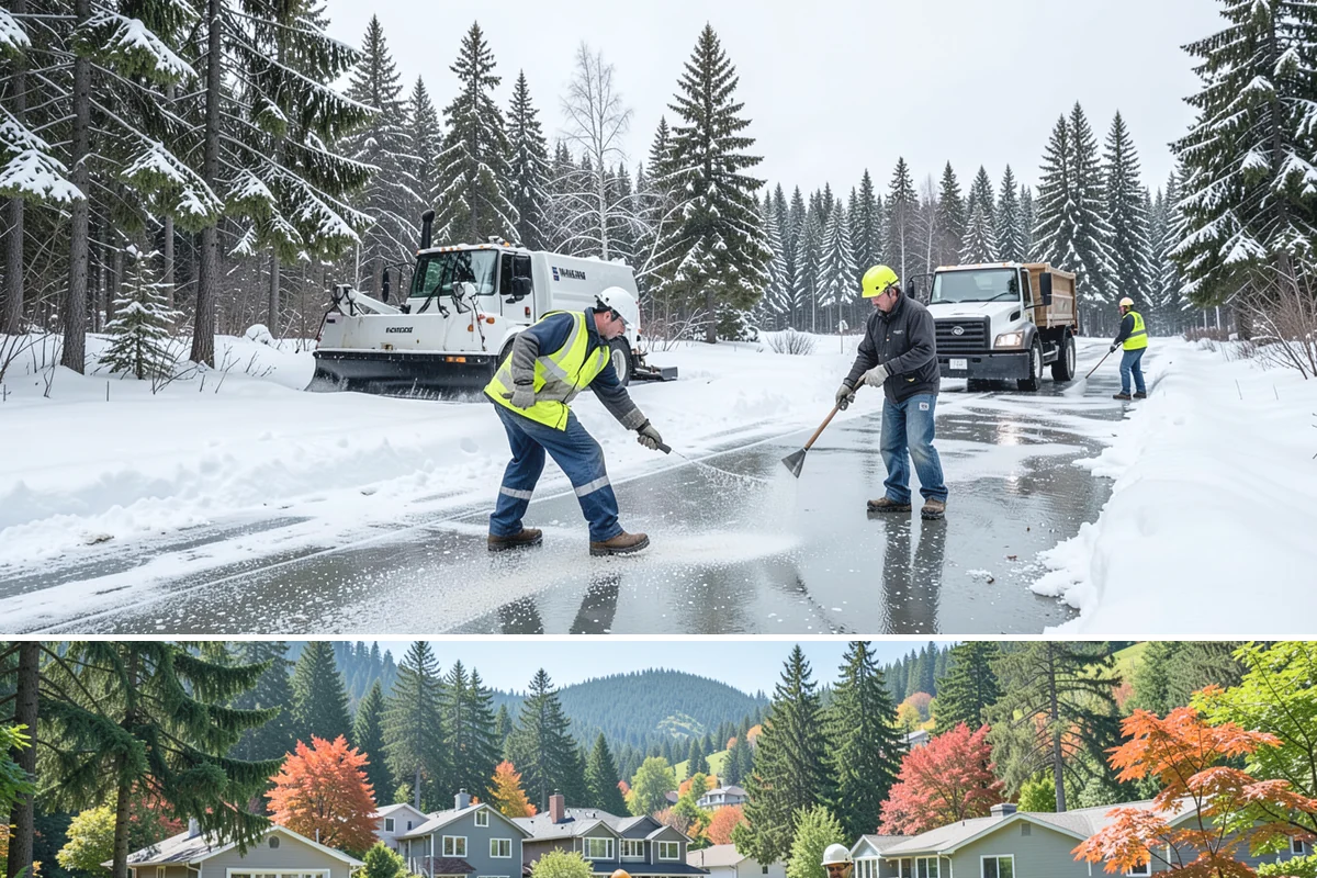 HOA Snow Removal in Fircrest, Pierce County, WA - HOA communities should have service secured by late fall, since the region's first cold snap often arrives with little warning in...