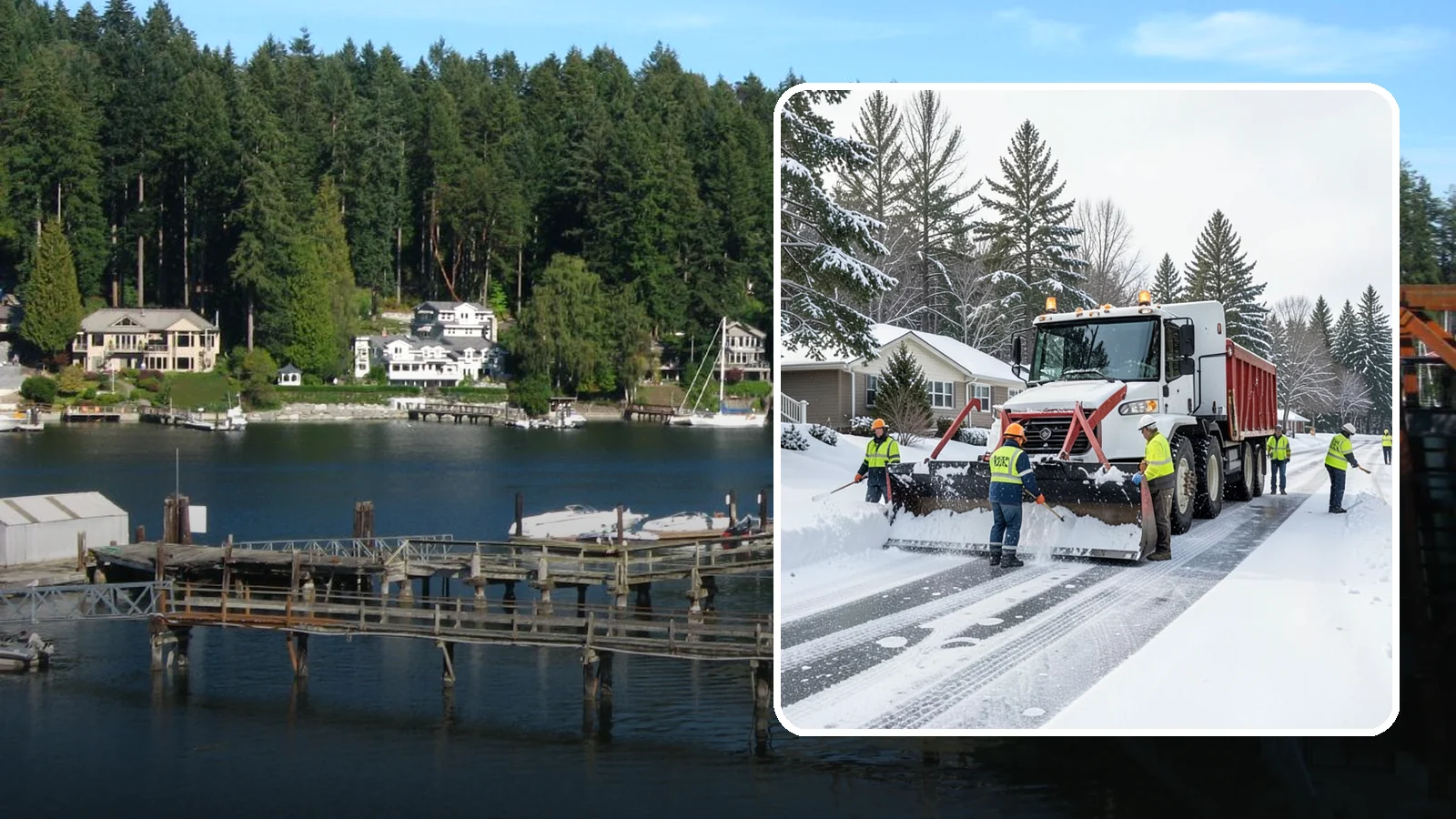 HOA Snow Removal in Gig Harbor, Pierce County, WA - Deliver dependable, community-wide snow and ice service that keeps HOA roads and shared spaces safe and your board out of hot...