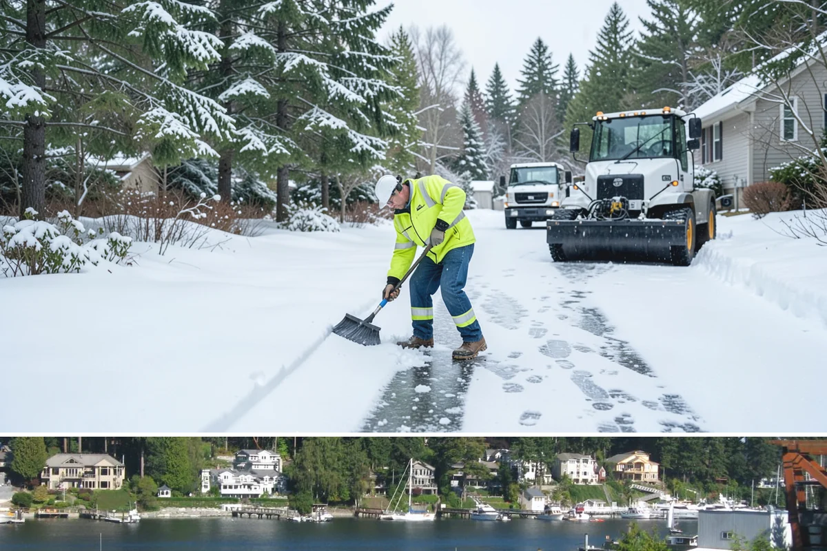 HOA Snow Removal in Gig Harbor, Pierce County, WA - HOA communities should have service secured by late fall, since the region's first cold snap often arrives with little warning in...