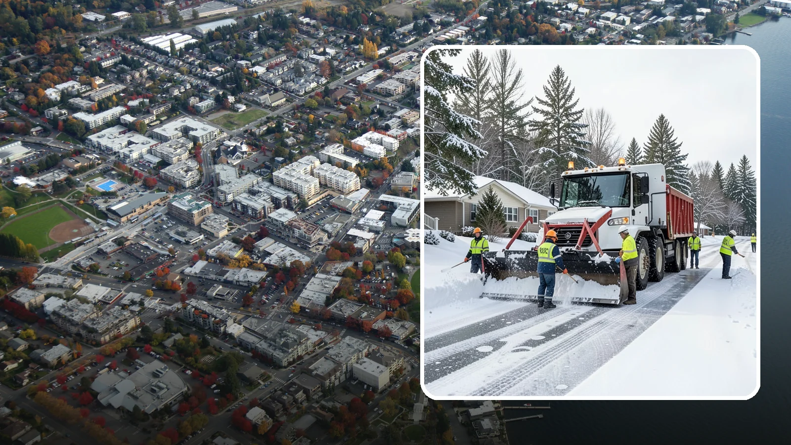 HOA Snow Removal in Kirkland, King County, WA - Deliver dependable, community-wide snow and ice service that keeps HOA roads and shared spaces safe and your board out of hot...