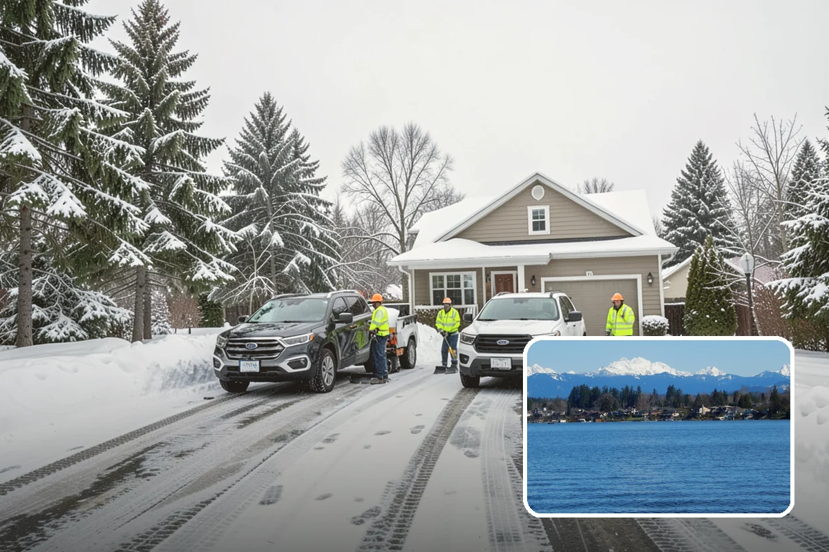 HOA Snow Removal in Lake Stevens, Snohomish County, WA - Community-wide coverage under one contract