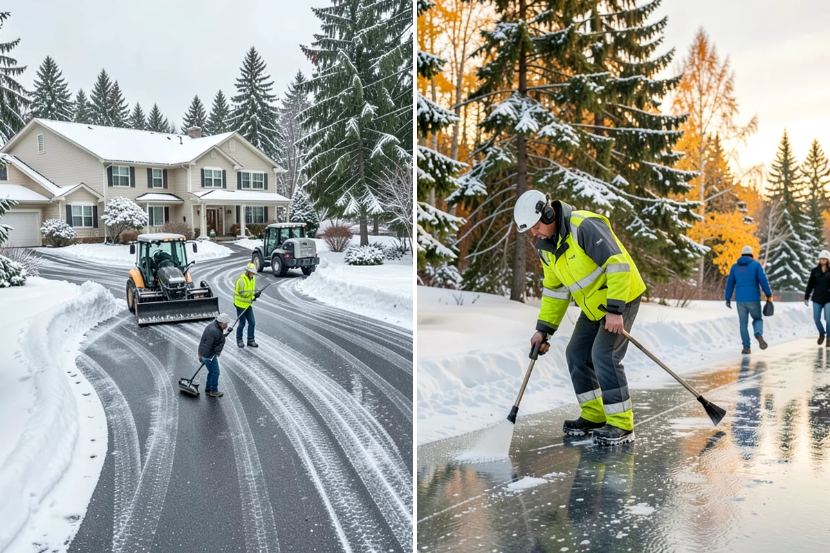 HOA Snow Removal in Maple Valley, King County, WA - Meet with the board to prioritize streets and shared amenities
