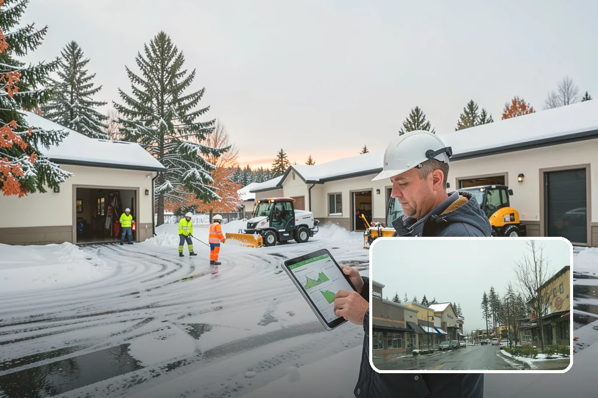 HOA Snow Removal in Mill Creek, Snohomish County, WA - Community-wide coverage under one contract