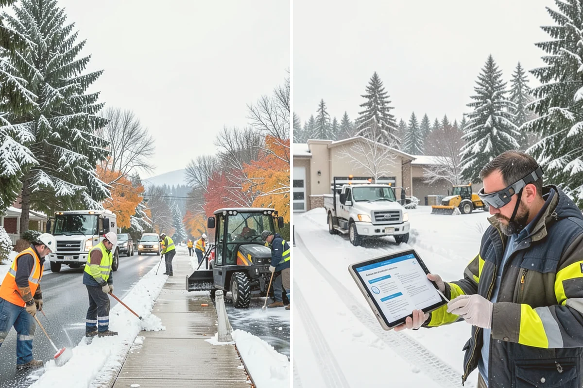 HOA Snow Removal in Milton, King County, WA - Meet with the board to prioritize streets and shared amenities