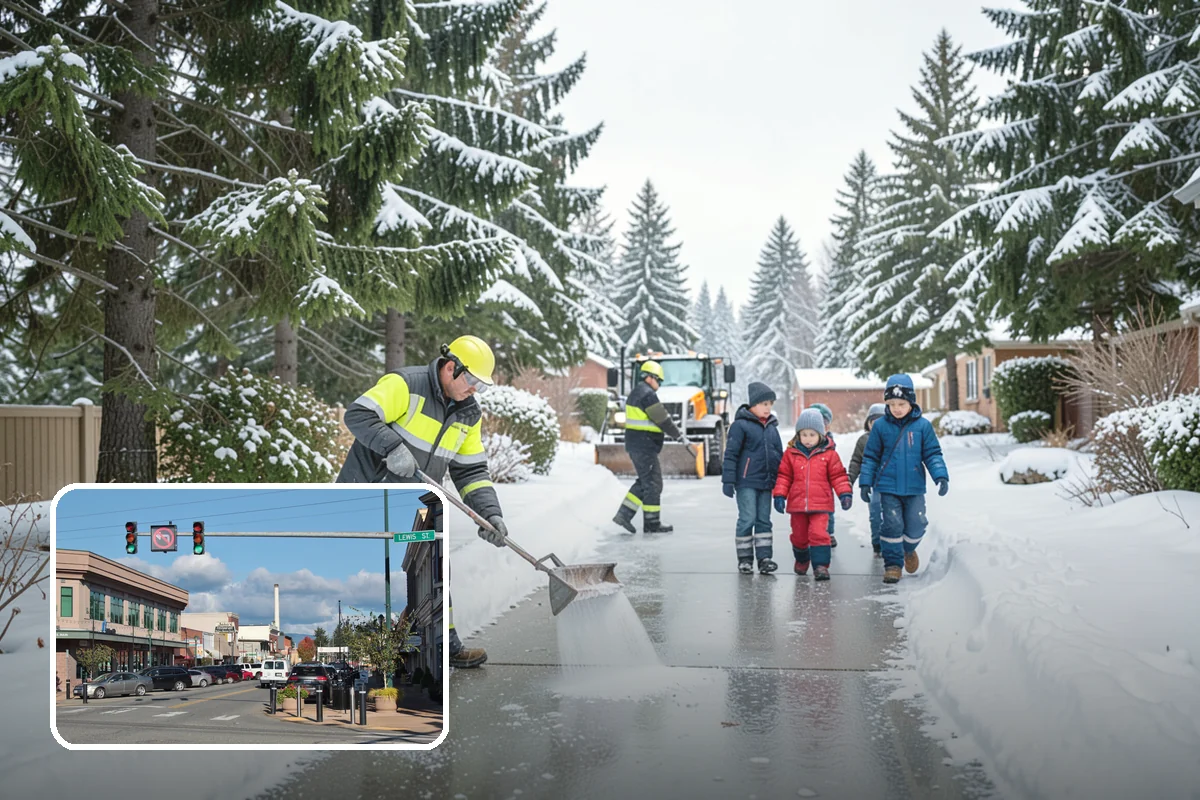 HOA Snow Removal in Monroe, Snohomish County, WA - Community-wide coverage under one contract