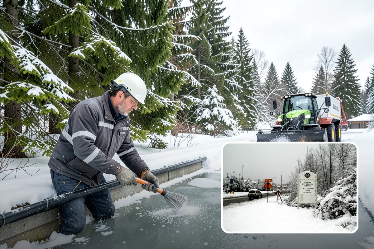HOA Snow Removal in Newcastle, King County, WA - Community-wide coverage under one contract