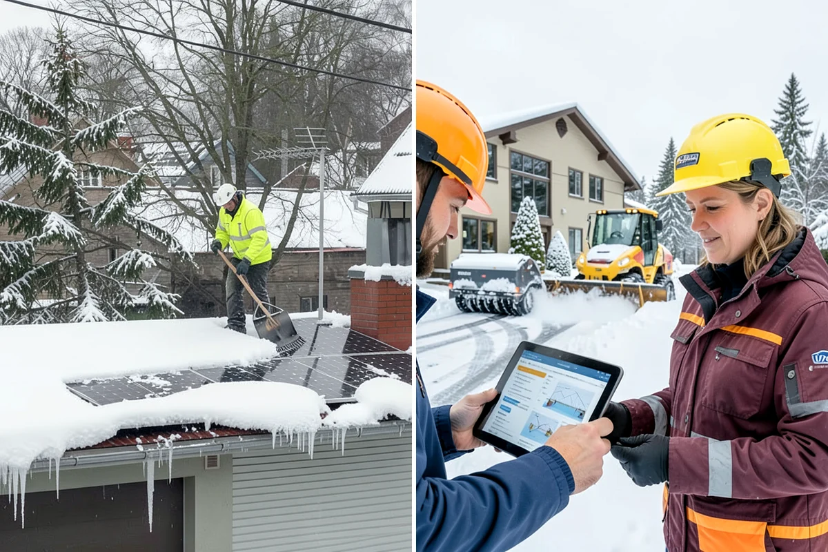 HOA Snow Removal in Normandy Park, King County, WA - Meet with the board to prioritize streets and shared amenities