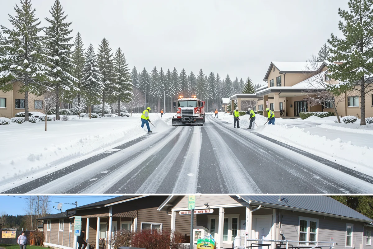 HOA Snow Removal in South Prairie, Pierce County, WA - HOA communities should have service secured by late fall, since the region's first cold snap often arrives with little warning in...