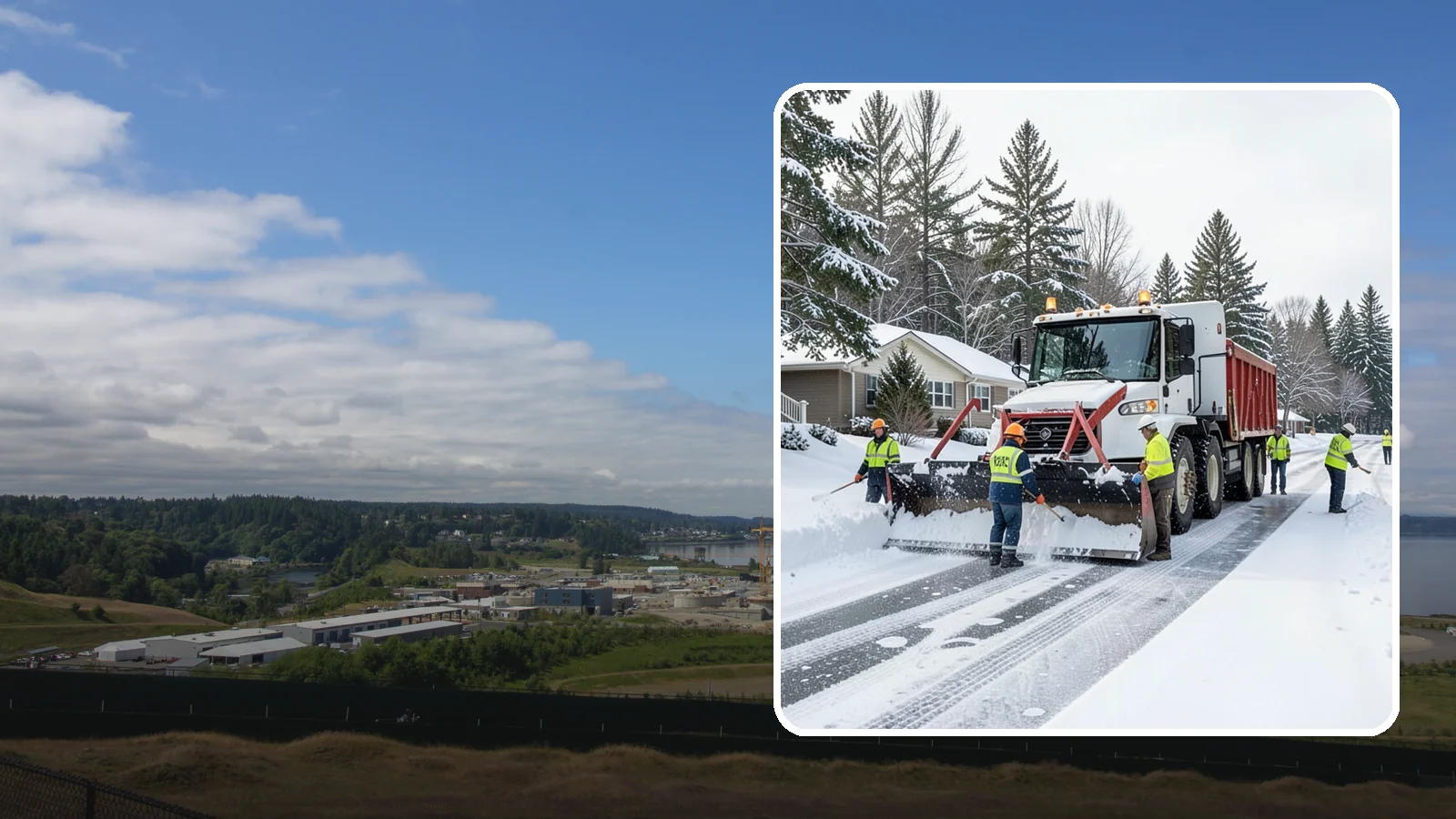 HOA Snow Removal in University Place, Pierce County, WA - Deliver dependable, community-wide snow and ice service that keeps HOA roads and shared spaces safe and your board out of hot...