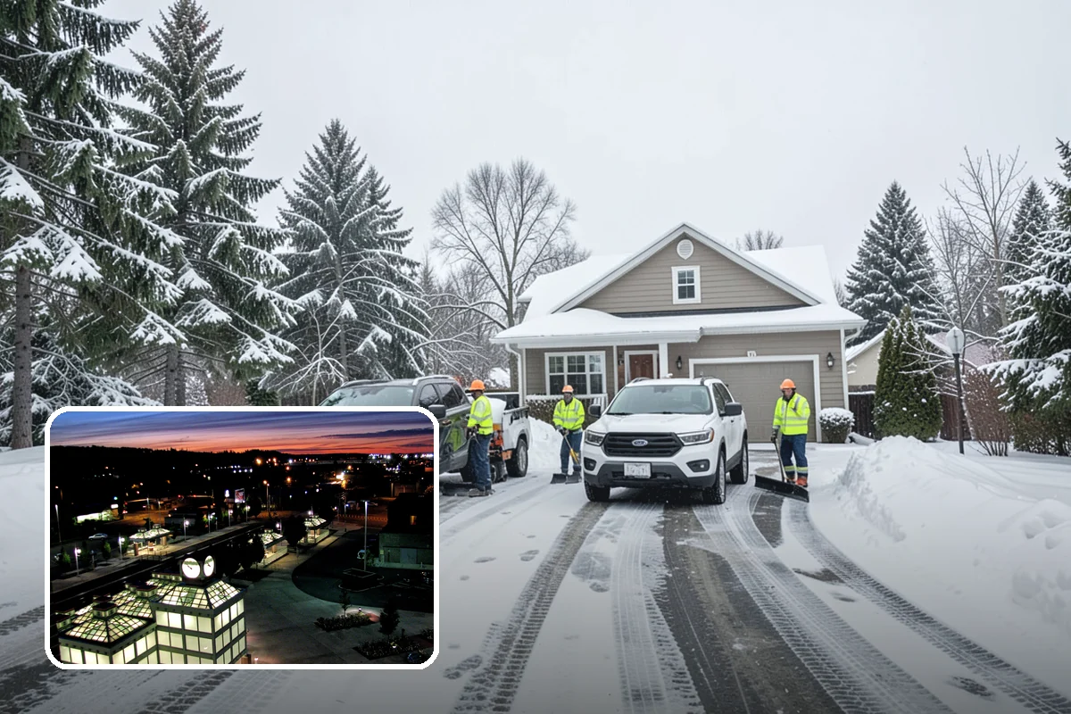 Holiday Snow Removal in Auburn, King County, WA - Guaranteed coverage on Thanksgiving, Christmas, and New Year's when many competitors are closed