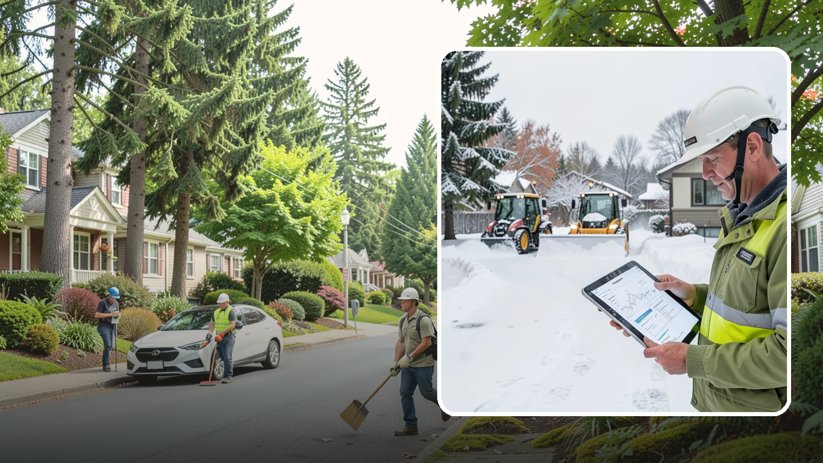 Holiday Snow Removal in Beaux Arts Village, King County, WA - We keep Western Washington homes and businesses accessible through Thanksgiving, Christmas, and New Year's when a Cascade cold...