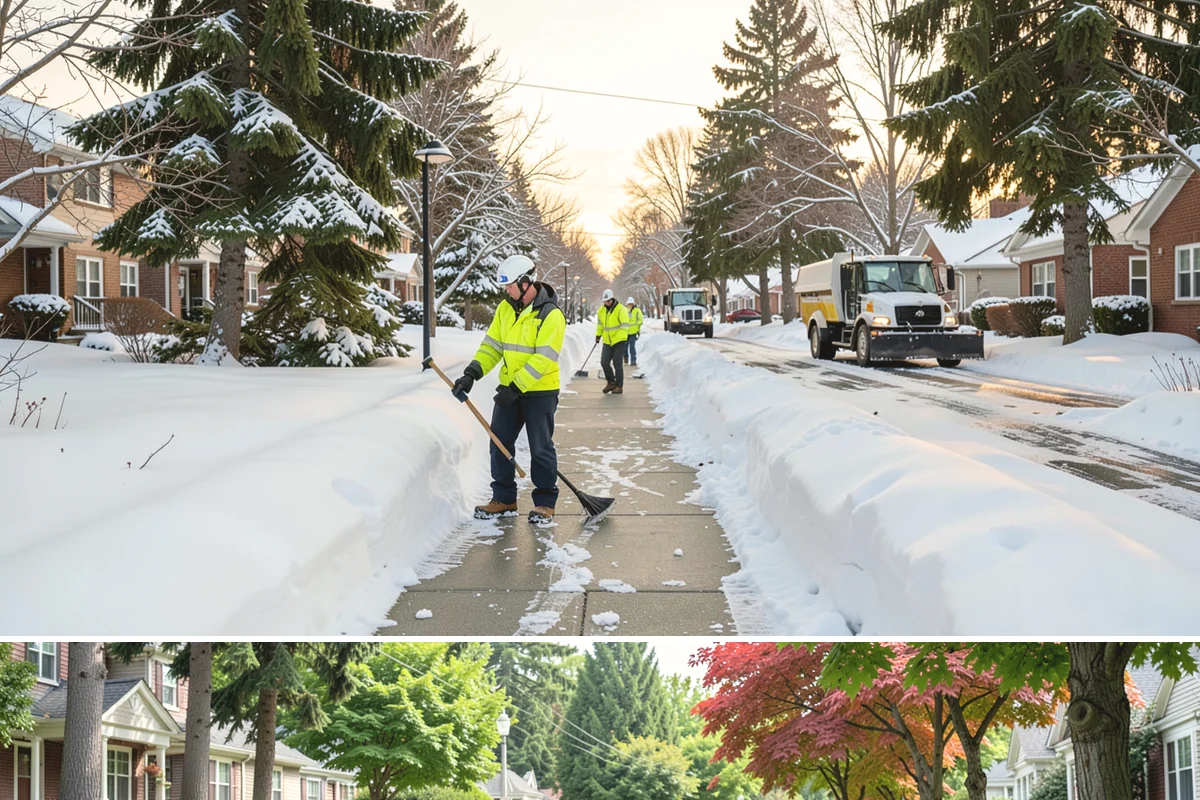 Holiday Snow Removal in Beaux Arts Village, King County, WA - Book holiday coverage by early November so your property is locked into a route before the first arctic outflow of the season.