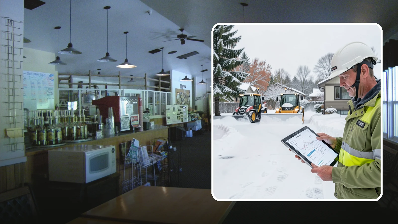 Holiday Snow Removal in Black Diamond, King County, WA - We keep Western Washington homes and businesses accessible through Thanksgiving, Christmas, and New Year's when a Cascade cold...