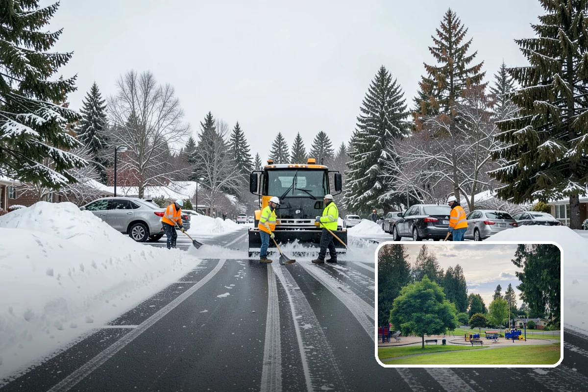 Holiday Snow Removal in Bonney Lake, Pierce County, WA - Guaranteed coverage on Thanksgiving, Christmas, and New Year's when many competitors are closed