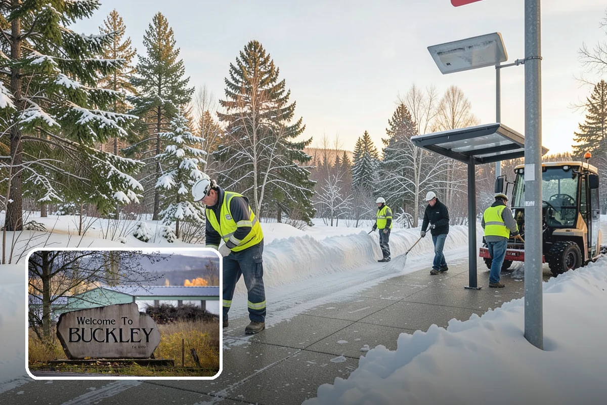 Holiday Snow Removal in Buckley, Pierce County, WA - Guaranteed coverage on Thanksgiving, Christmas, and New Year's when many competitors are closed