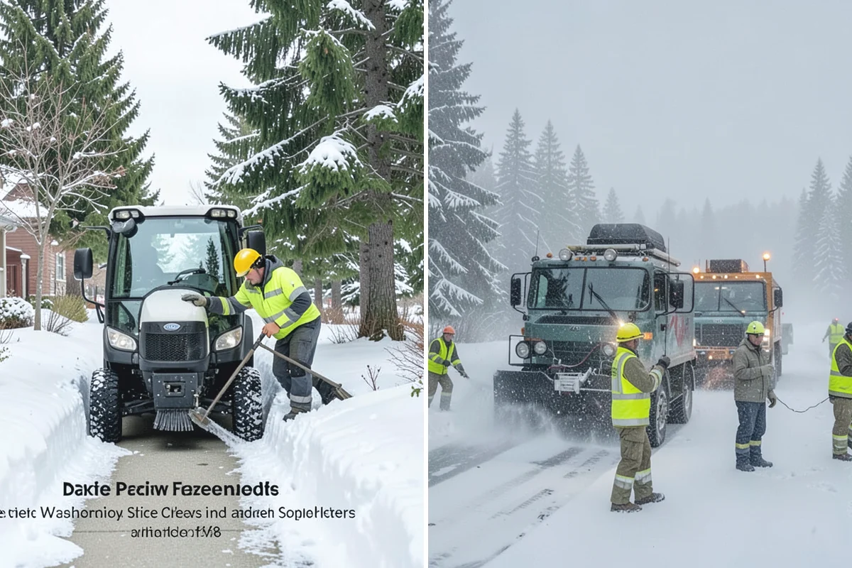 Holiday Snow Removal in Buckley, Pierce County, WA - Confirm your holiday date range and property priorities during booking