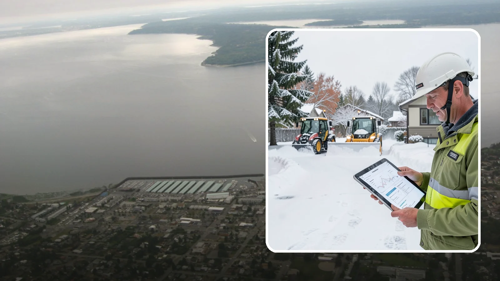 Holiday Snow Removal in Des Moines, King County, WA - We keep Western Washington homes and businesses accessible through Thanksgiving, Christmas, and New Year's when a Cascade cold...