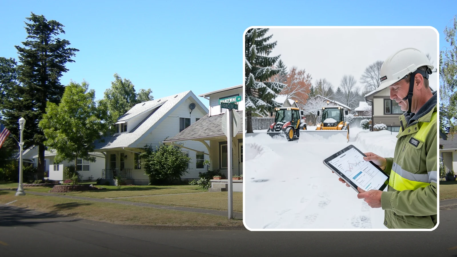 Holiday Snow Removal in DuPont, Pierce County, WA - We keep Western Washington homes and businesses accessible through Thanksgiving, Christmas, and New Year's when a Cascade cold...
