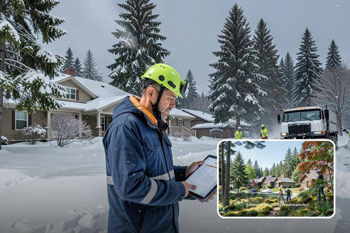 Holiday Snow Removal in Edgewood, Pierce County, WA - Guaranteed coverage on Thanksgiving, Christmas, and New Year's when many competitors are closed