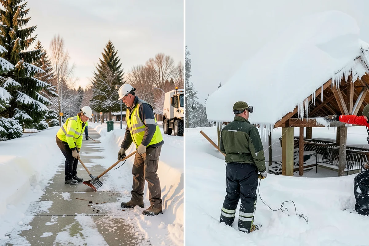 Holiday Snow Removal in Enumclaw, King County, WA - Confirm your holiday date range and property priorities during booking