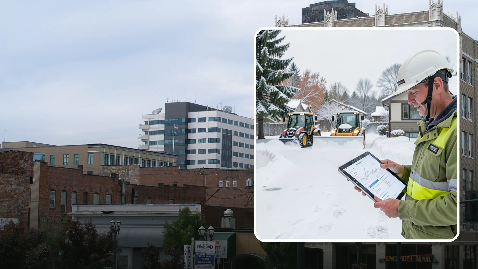 Holiday Snow Removal in Everett, Snohomish County, WA - We keep Western Washington homes and businesses accessible through Thanksgiving, Christmas, and New Year's when a Cascade cold...