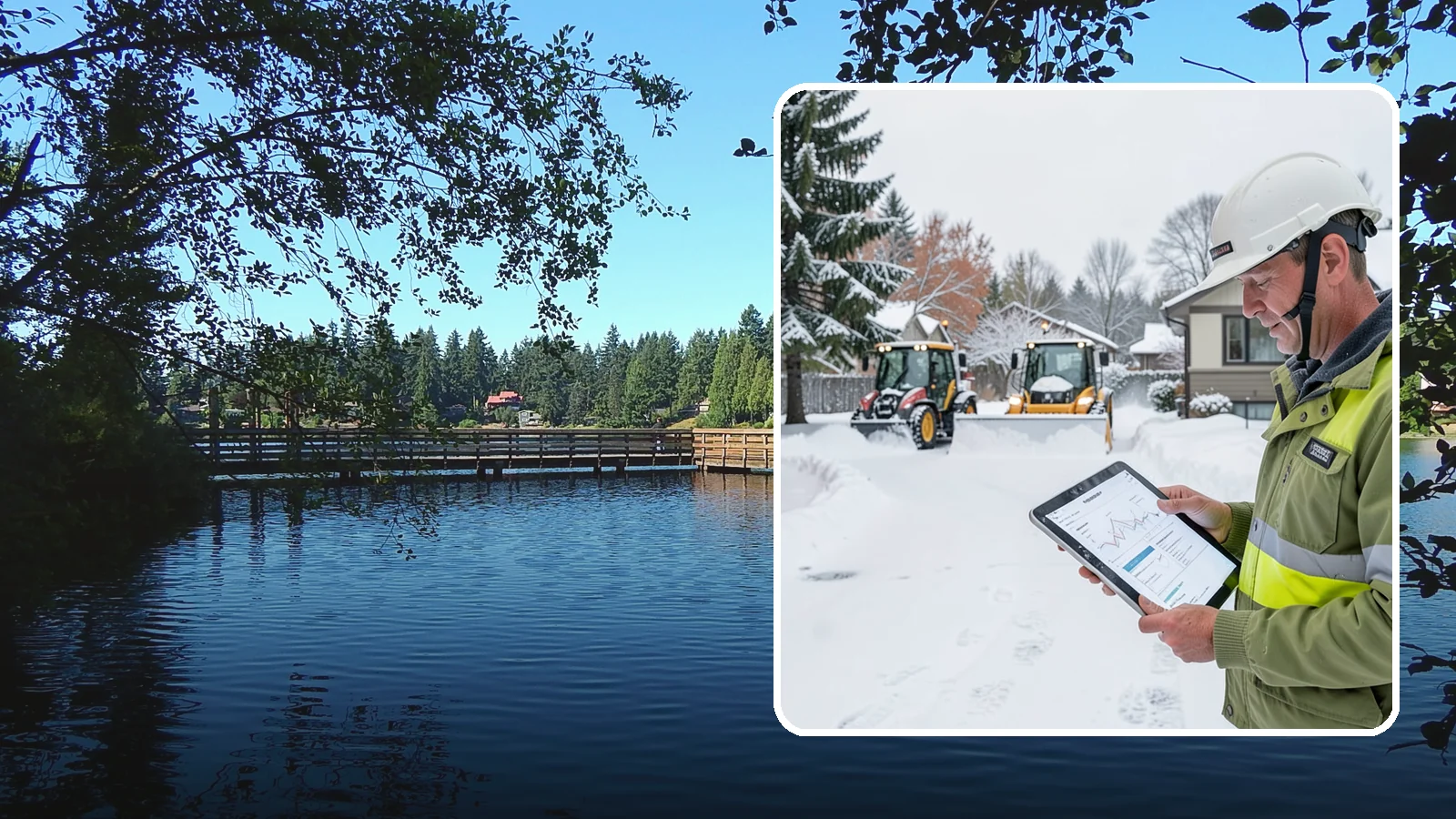Holiday Snow Removal in Federal Way, King County, WA - We keep Western Washington homes and businesses accessible through Thanksgiving, Christmas, and New Year's when a Cascade cold...