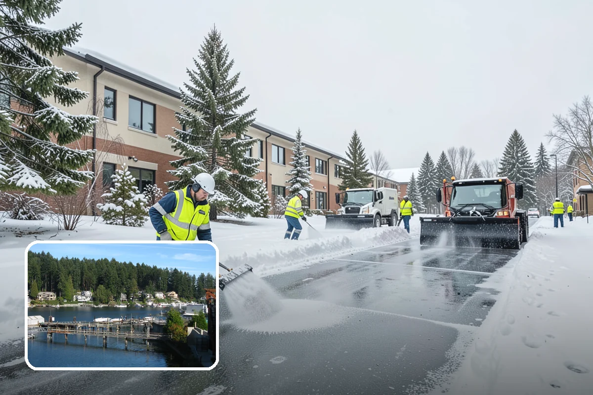 Holiday Snow Removal in Gig Harbor, Pierce County, WA - Guaranteed coverage on Thanksgiving, Christmas, and New Year's when many competitors are closed