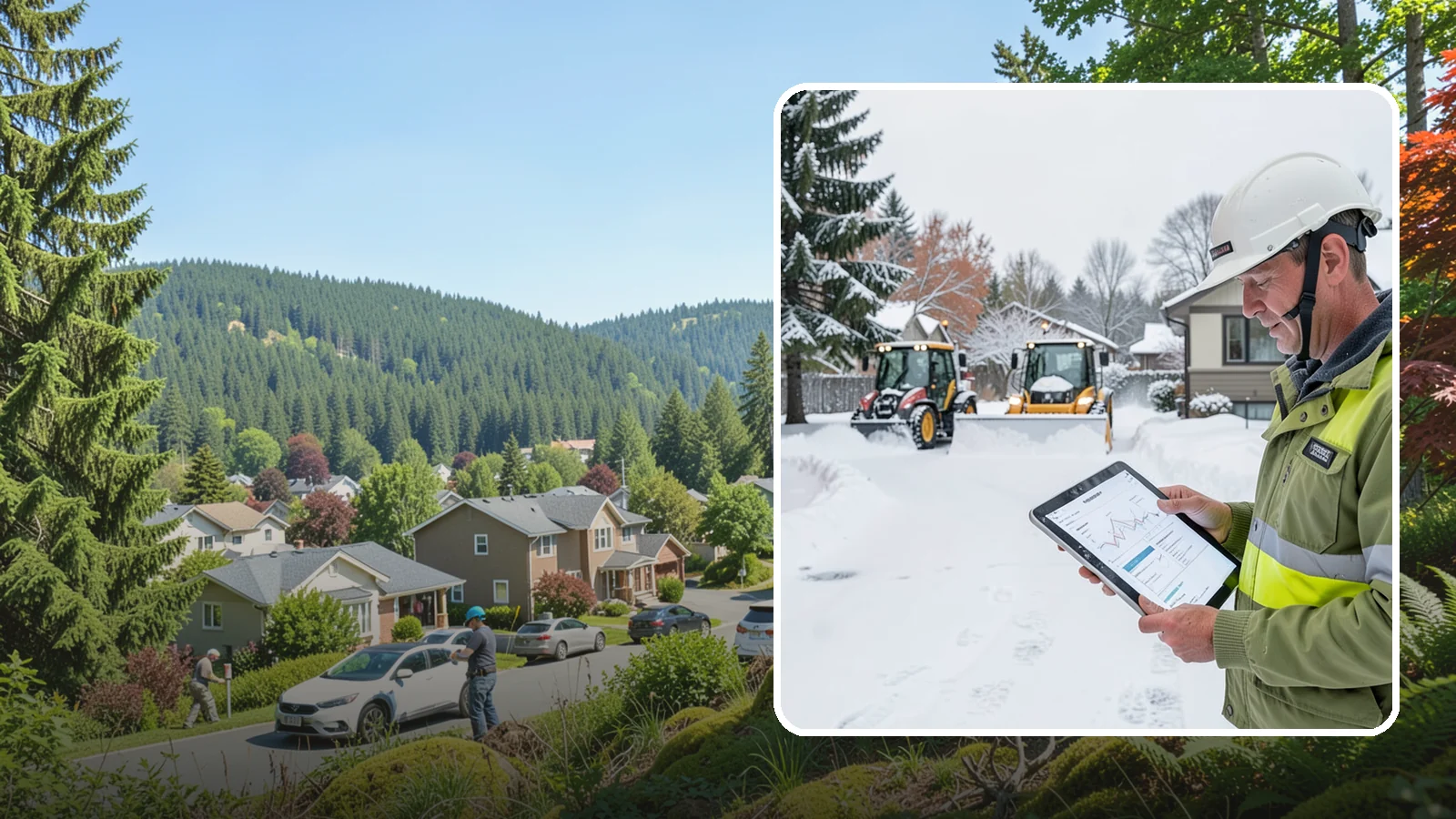 Holiday Snow Removal in Index, Snohomish County, WA - We keep Western Washington homes and businesses accessible through Thanksgiving, Christmas, and New Year's when a Cascade cold...
