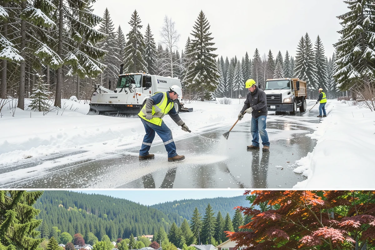 Holiday Snow Removal in Index, Snohomish County, WA - Book holiday coverage by early November so your property is locked into a route before the first arctic outflow of the season.