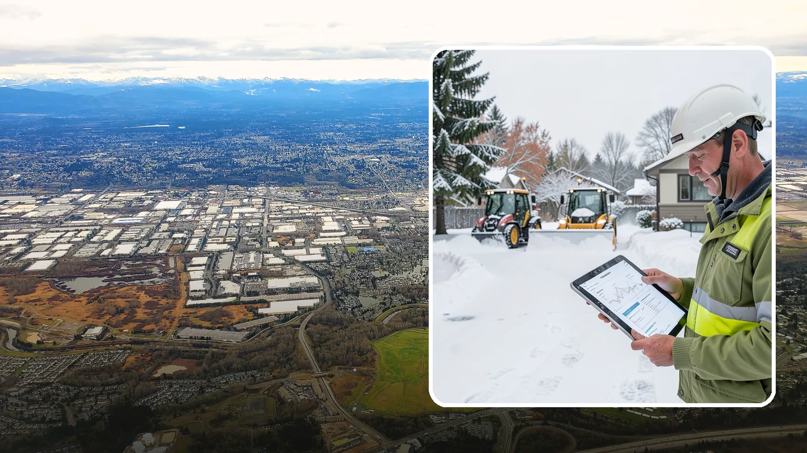 Holiday Snow Removal in Kent, King County, WA - We keep Western Washington homes and businesses accessible through Thanksgiving, Christmas, and New Year's when a Cascade cold...