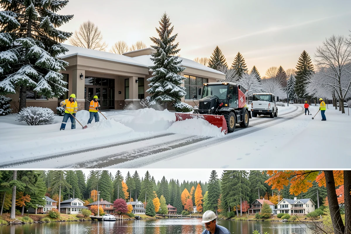 Holiday Snow Removal in La Conner, Skagit County, WA - Book holiday coverage by early November so your property is locked into a route before the first arctic outflow of the season.